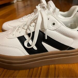 White and Black Sneakers NEW